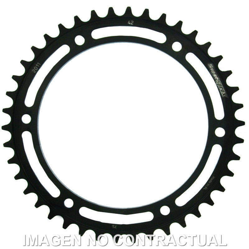 CORONA SUPERSPROX ACERO TRIUMPH 530 X 42 - RFE2011X42BLK