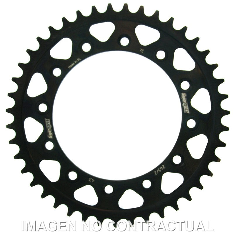 CORONA SUPERSPROX ACERO YAMAHA 520 X 43 - RFE2452X43BLK