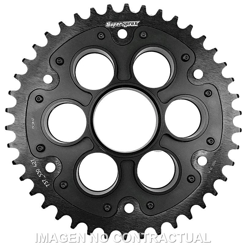 CORONA SUPERSPROX STEALTH NEGRA DUCATI 525 X 43 - RSA733525X43BLK