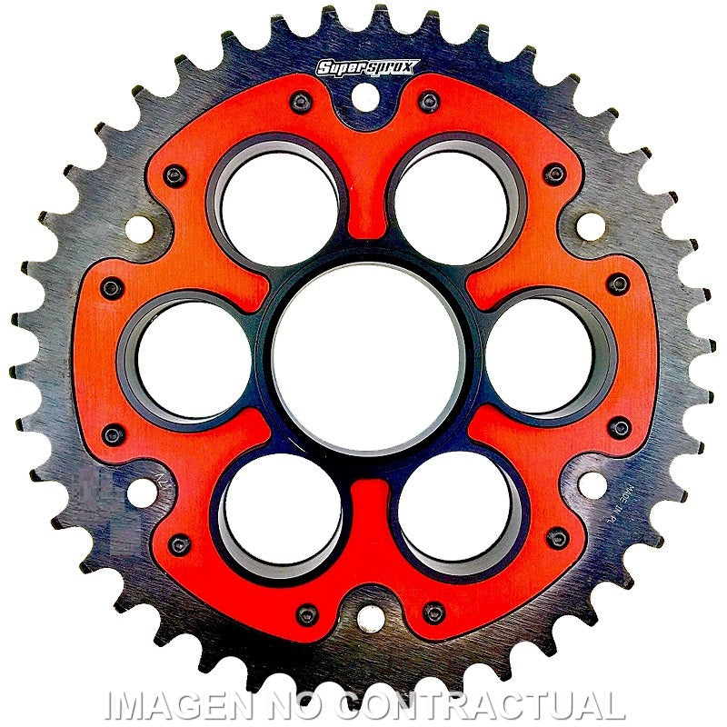 CORONA SUPERSPROX STEALTH ROJA DUCATI 525 X 41 - RSA755525X41RED