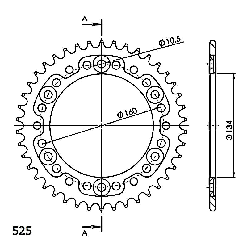 CORONA SUPERSPROX STEALTH ROJA 42 D - RST1307X42RED