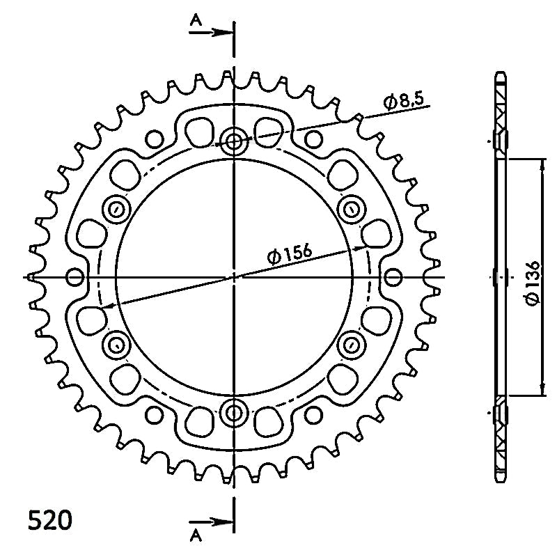 CORONA SUPERSPROX STEALTH ROJA 45 D - RST1512X45RED