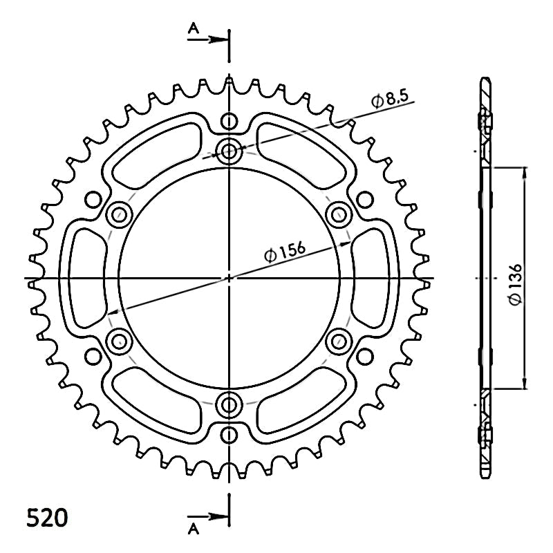 CORONA SUPERSPROX STEALTH AZUL 47 D - RST1512X47BLU