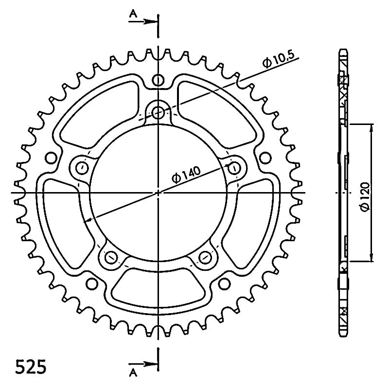 CORONA SUPERSPROX STEALTH AZUL 47 D - RST1792X47BLU