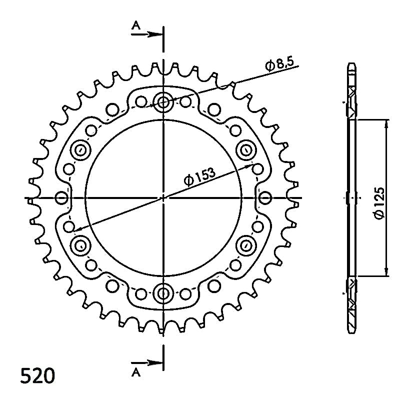 CORONA SUPERSPROX STEALTH ROJA 40 D - RST210X40RED