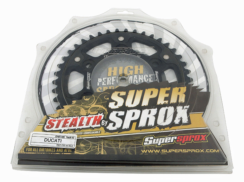 CORONA SUPERSPROX STEALTH NEGRA DUCATI 520 X 42 - RST735X42BLK