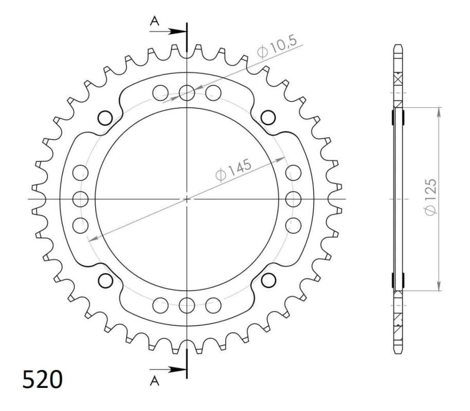 CORONA SUPERSPROX STEALTH AZUL 42 D - RST857X42BLU