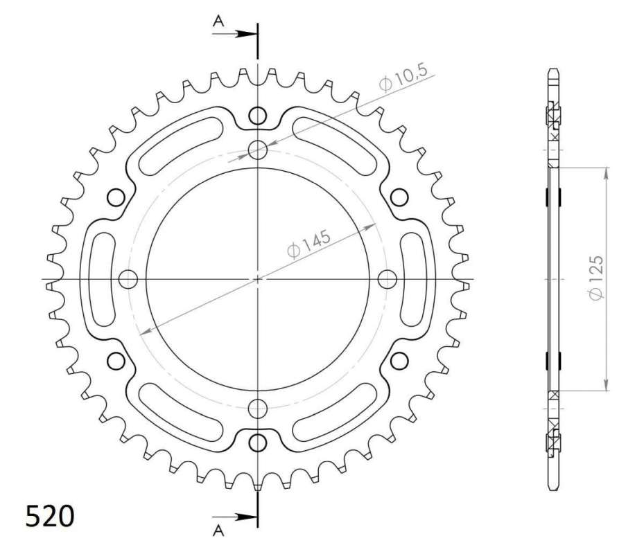 CORONA SUPERSPROX STEALTH AZUL 45 D - RST857X45BLU