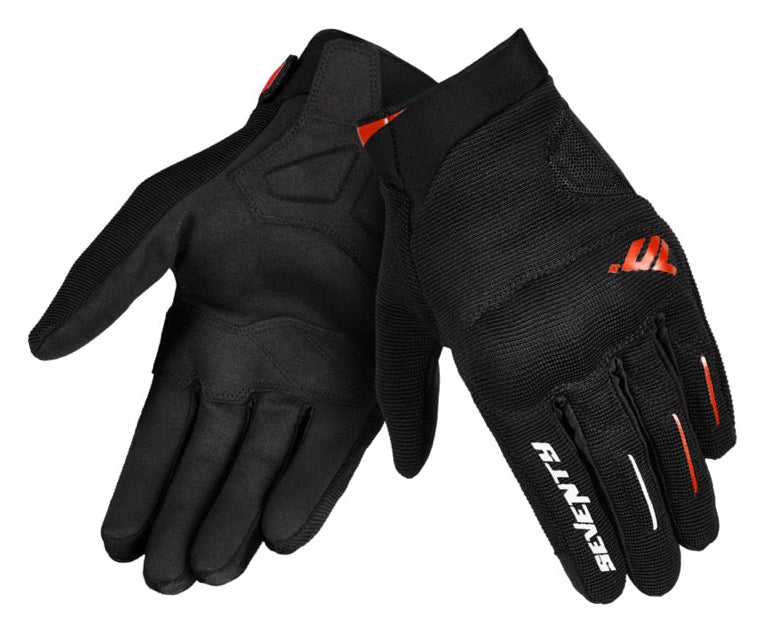 GUANTE SD-C40 ASPHALT HOMBRE NEGRO/ROJO