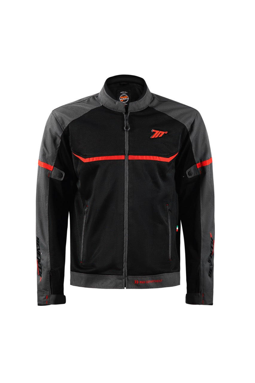 CHAQUETA SD-JR30.1 MOJAVE HOMBRE NEGRO/ROJO