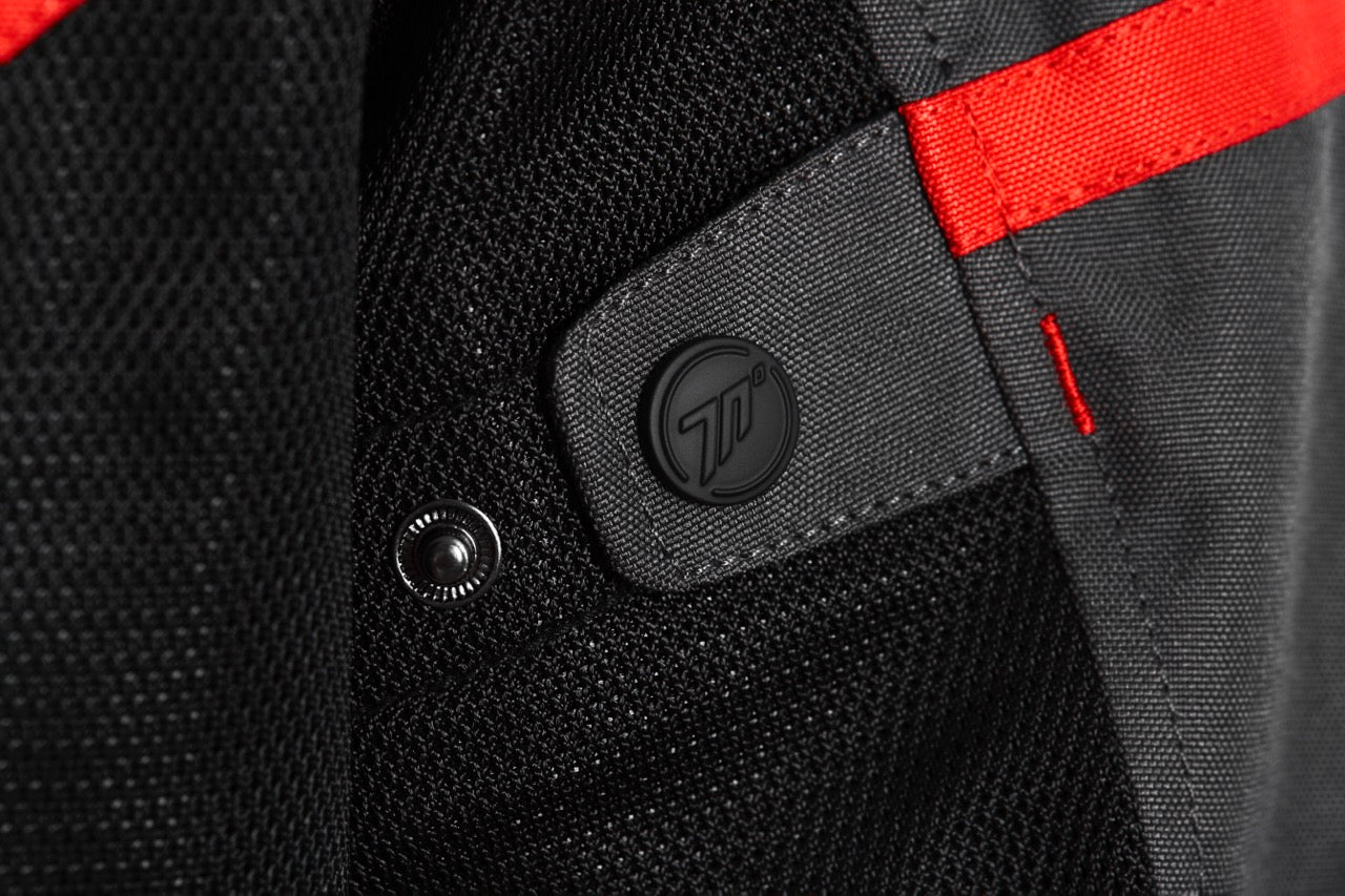 CHAQUETA SD-JR30.1 MOJAVE HOMBRE NEGRO/ROJO