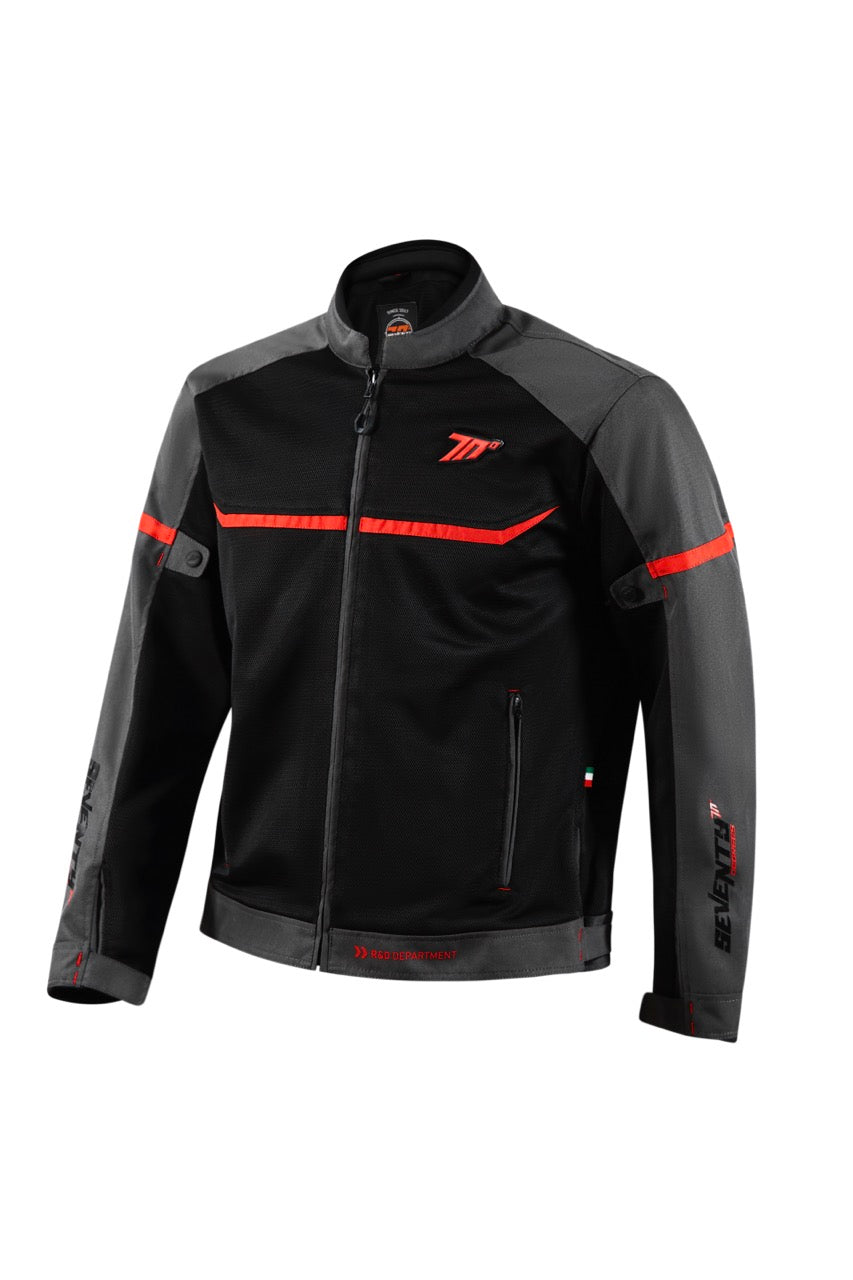 CHAQUETA SD-JR30.1 MOJAVE HOMBRE NEGRO/ROJO