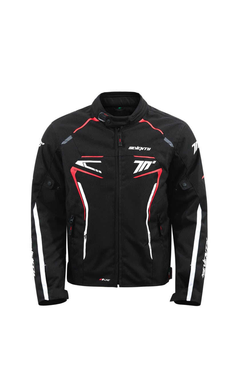 CHAQUETA SD-JR65 PISTON HOMBRE NEGRO/ROJO/BLANCO