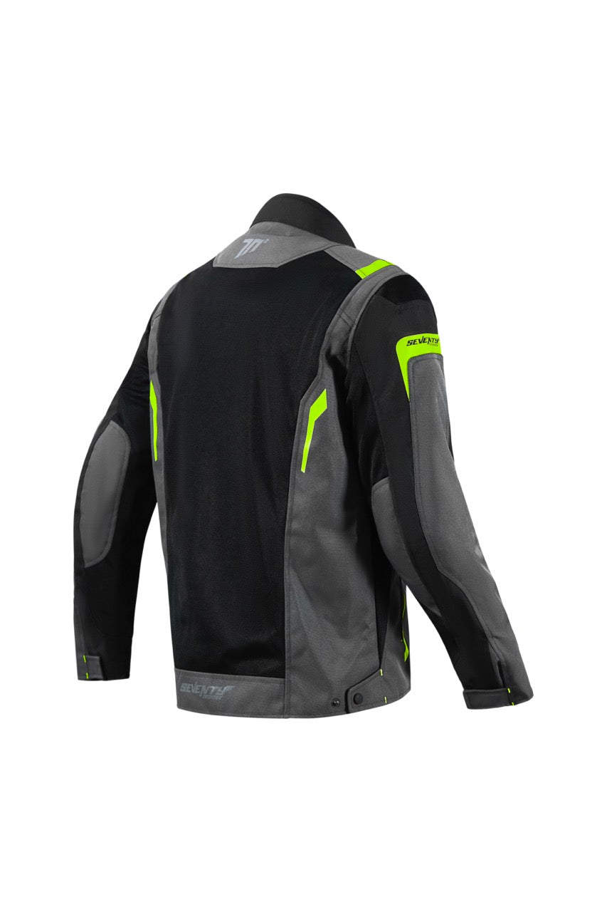 CHAQUETA SD-JT66 SAHARA HOMBRE GRIS/AMARILLO FLUOR