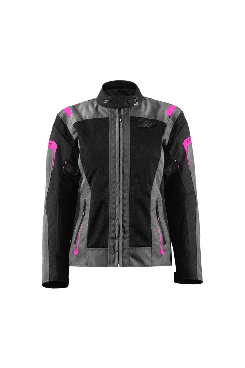 CHAQUETA SD-JT68 SAHARA MUJER GRIS/FUCSIA