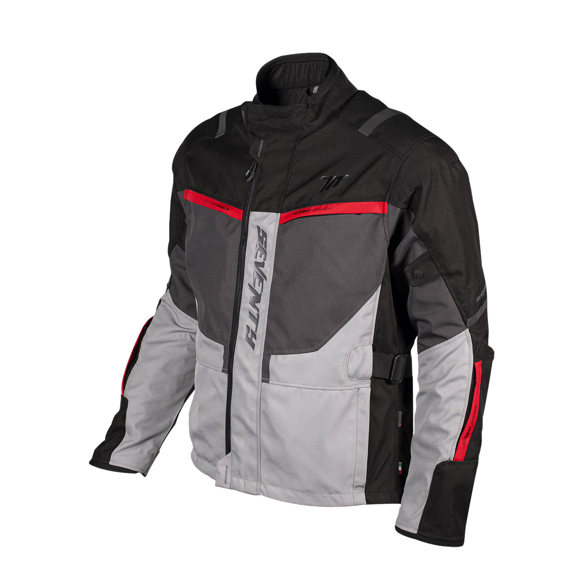 CHAQUETA SD-JT83 TONALE HOMBRE NEGRO/GRIS/ROJO
