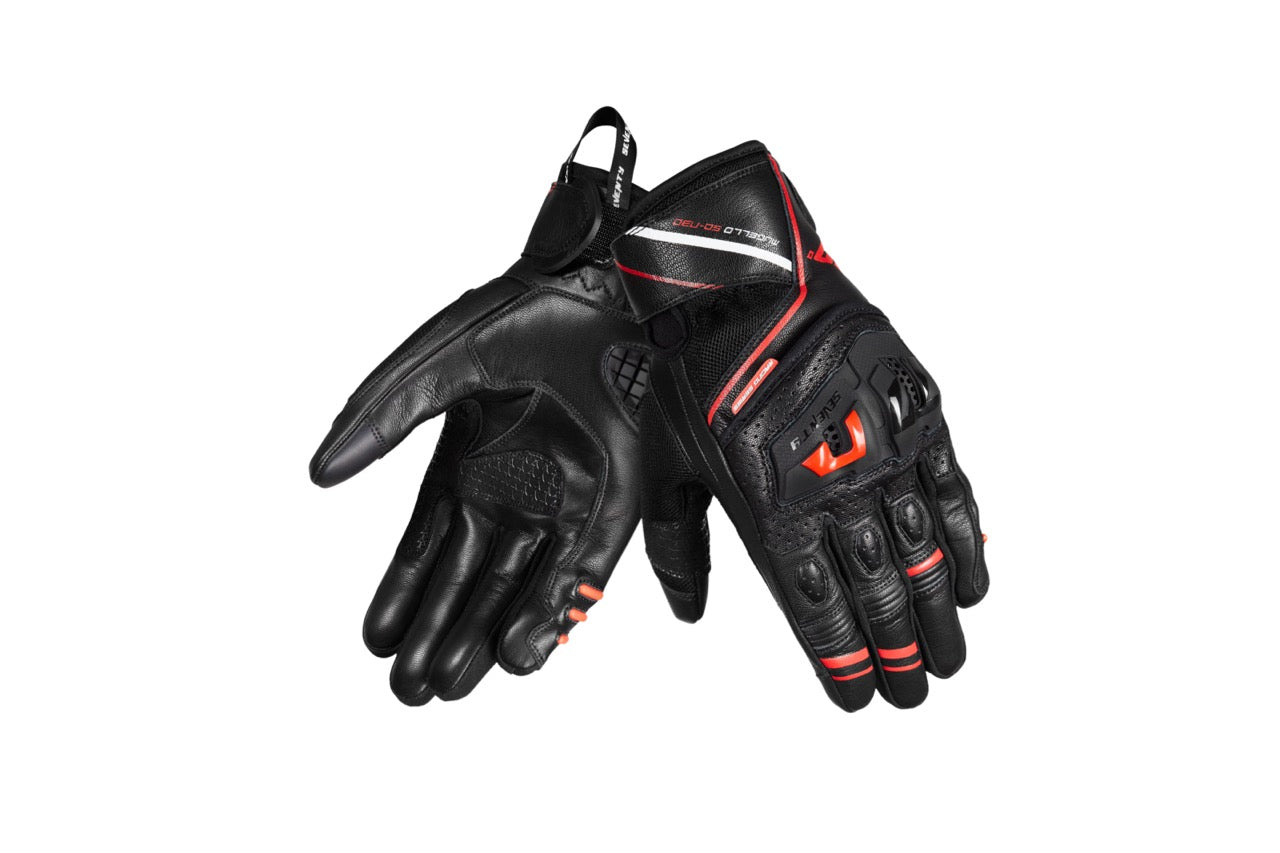 GUANTE SD-N30 MUGELLO HOMBRE NEGRO/ROJO