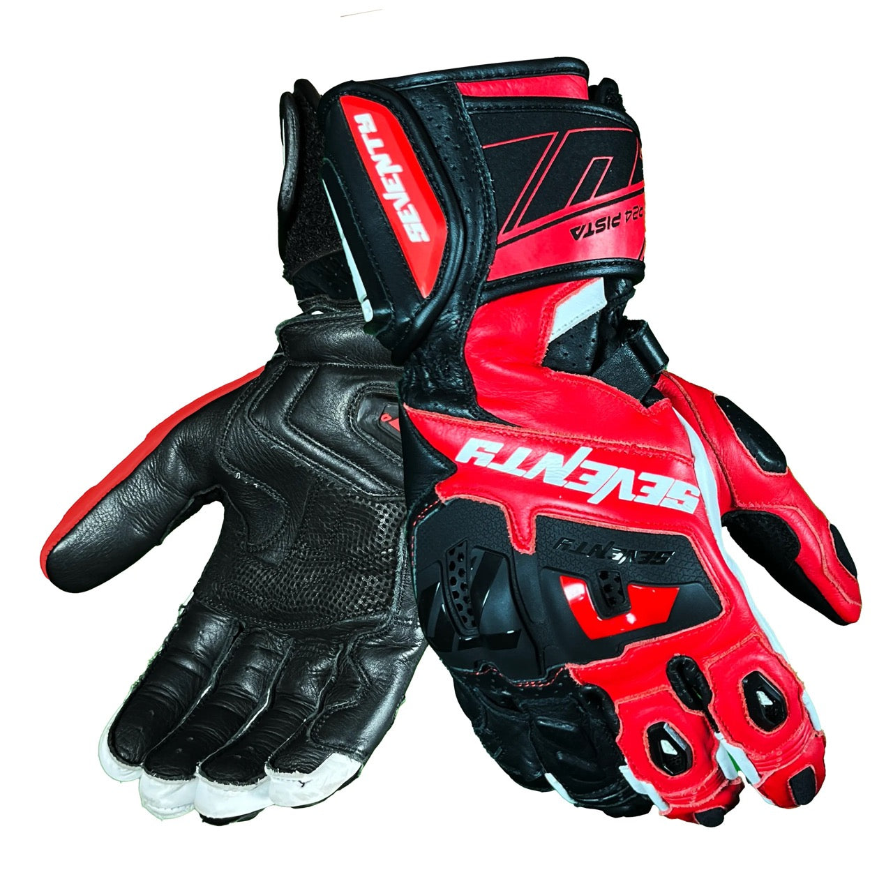 GUANTE SD-R24 PISTA HOMBRE NEGRO/ROJO