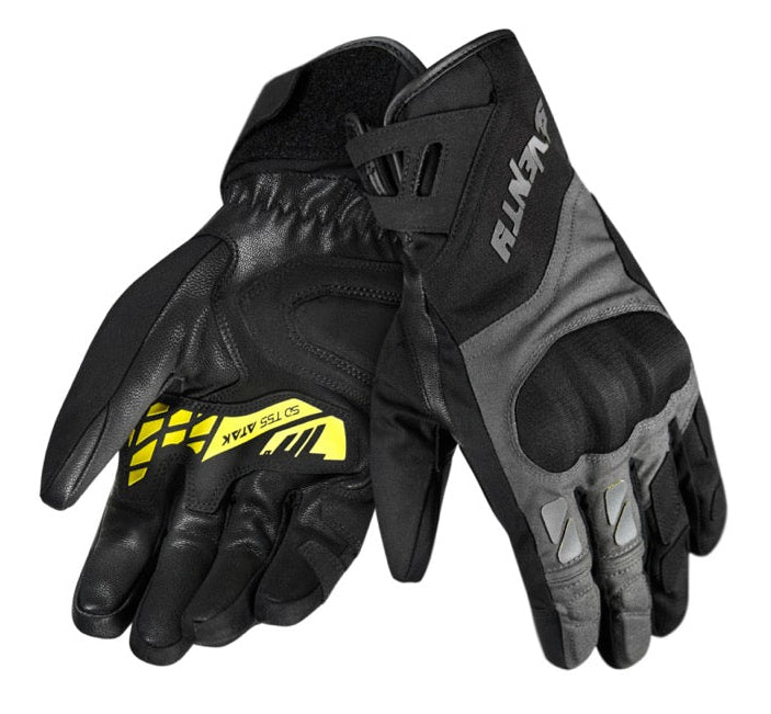 GUANTE SD-T55 ATAK HOMBRE NEGRO/AMARILLO BRILLANTE