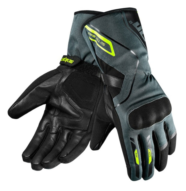 GUANTE SD-T57 GIAU HOMBRE NEGRO/GRIS/AMARILLO FLUOR