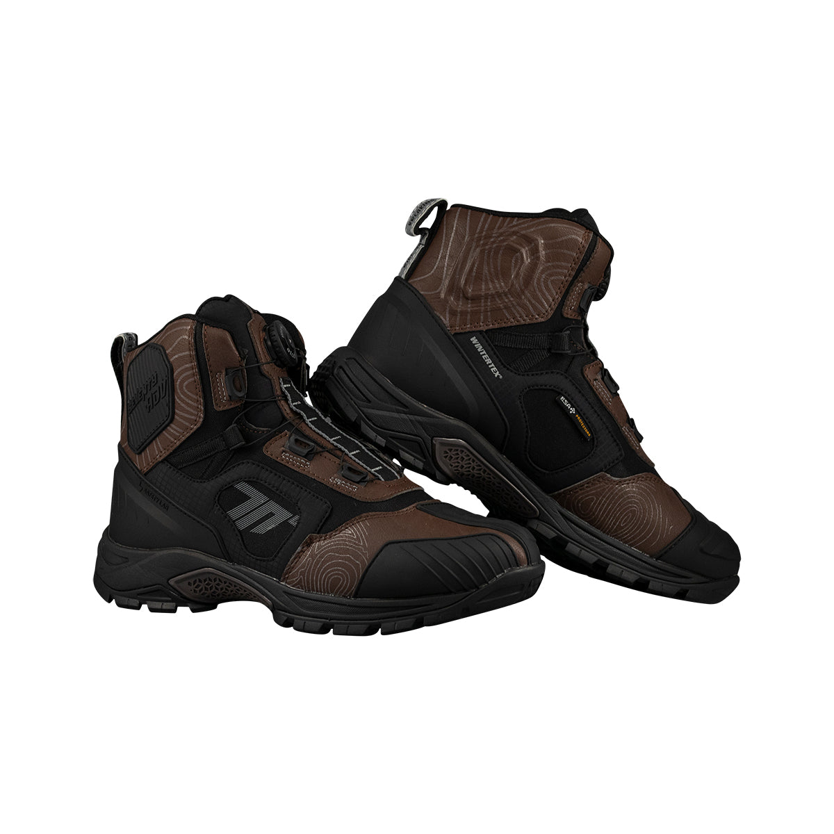 BOTA SD-BA7 STELVIO BAJA NEGRA/MARRÓN