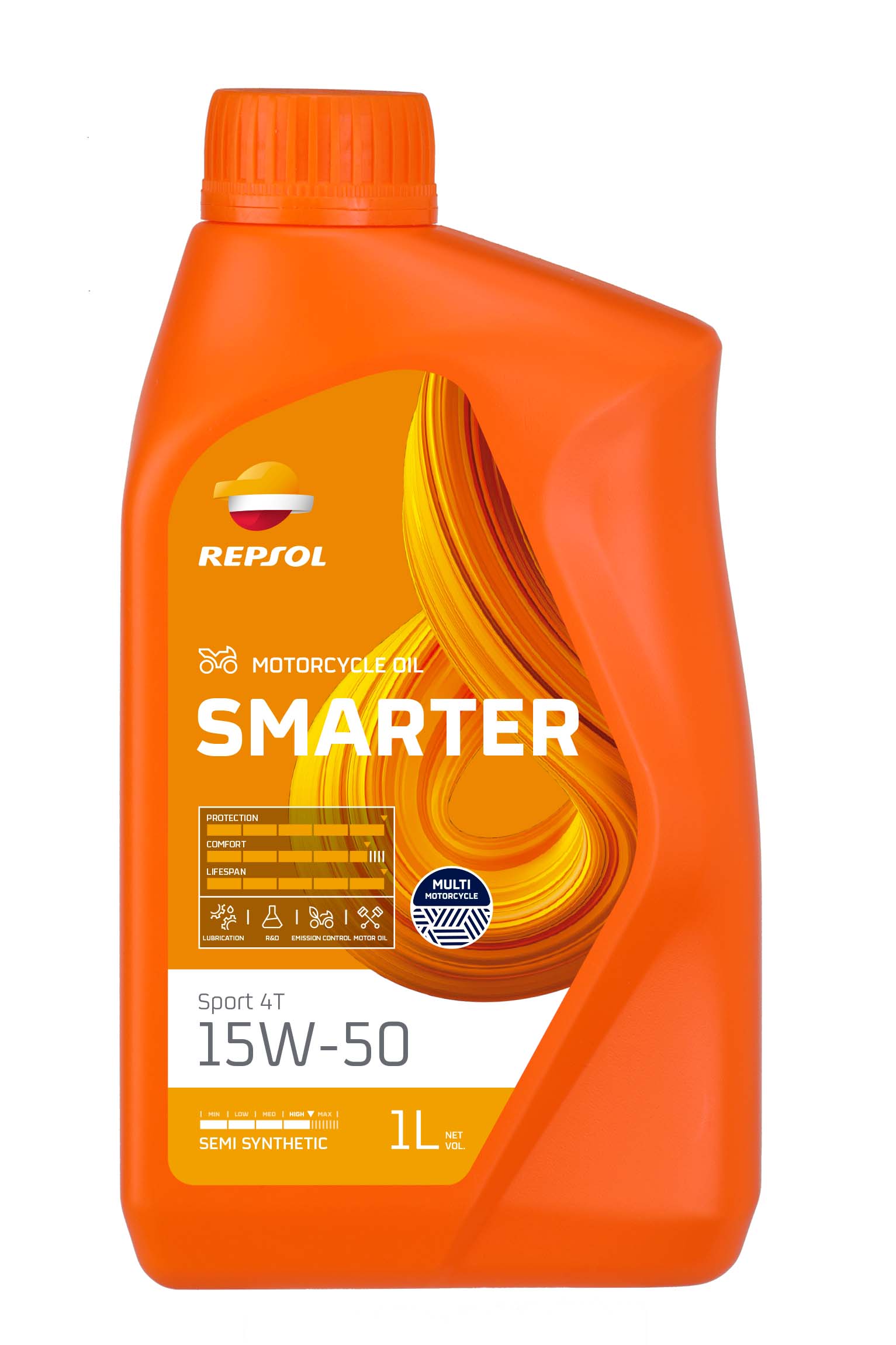 BOTELLA REPSOL SMARTER SPORT 4T 15W-50 1L