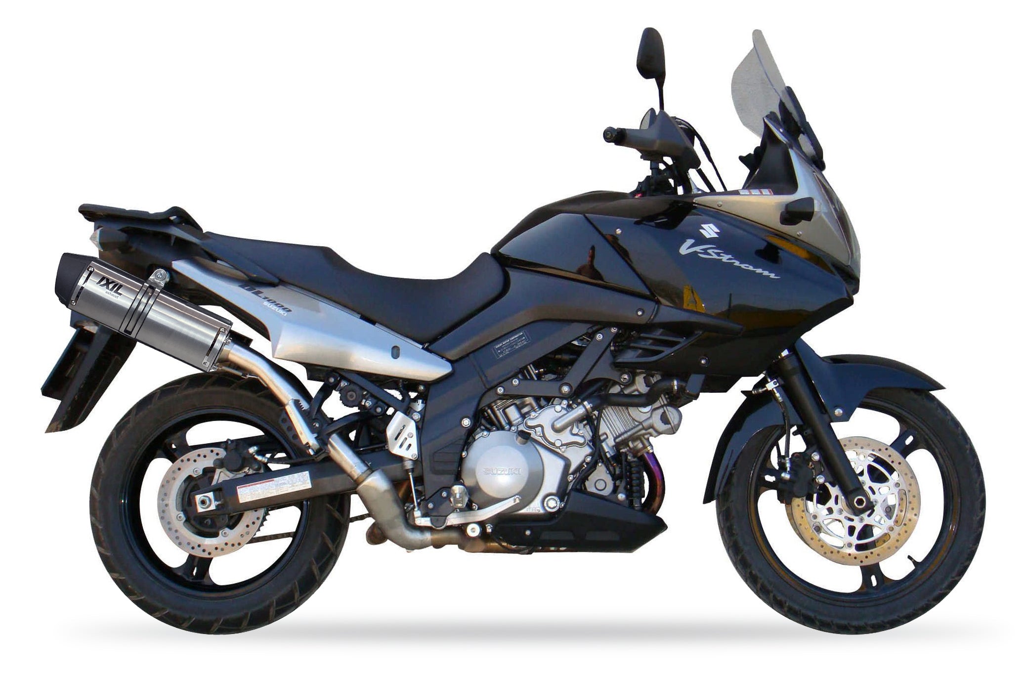 ESCAPE IXIL SLIP ON (RIGHT MUFFLER) - HEXOVAL XTREM EVOLUTION - SUZUKI DL 1000 V-STROM 02-13 (WVBS)
