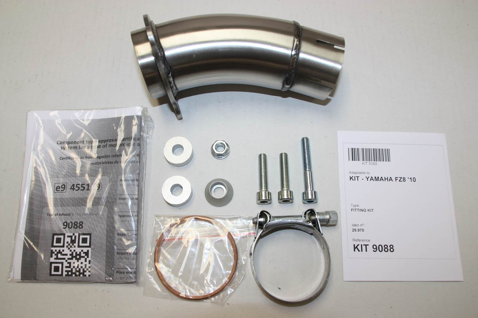 ESCAPE IXIL SLIP ON - HEXOVAL XTREM EVOLUTION - YAMAHA FZ-8 10-16 (RN25)