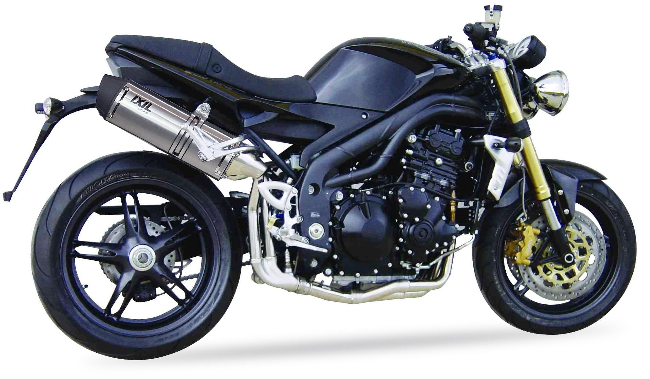 ESCAPE IXIL SLIP ON (RIGHT MUFFLER) - HEXOVAL XTREM EVOLUTION - TRIUMPH ST1050 SPEED TRIPLE 05-06 (515NJ)