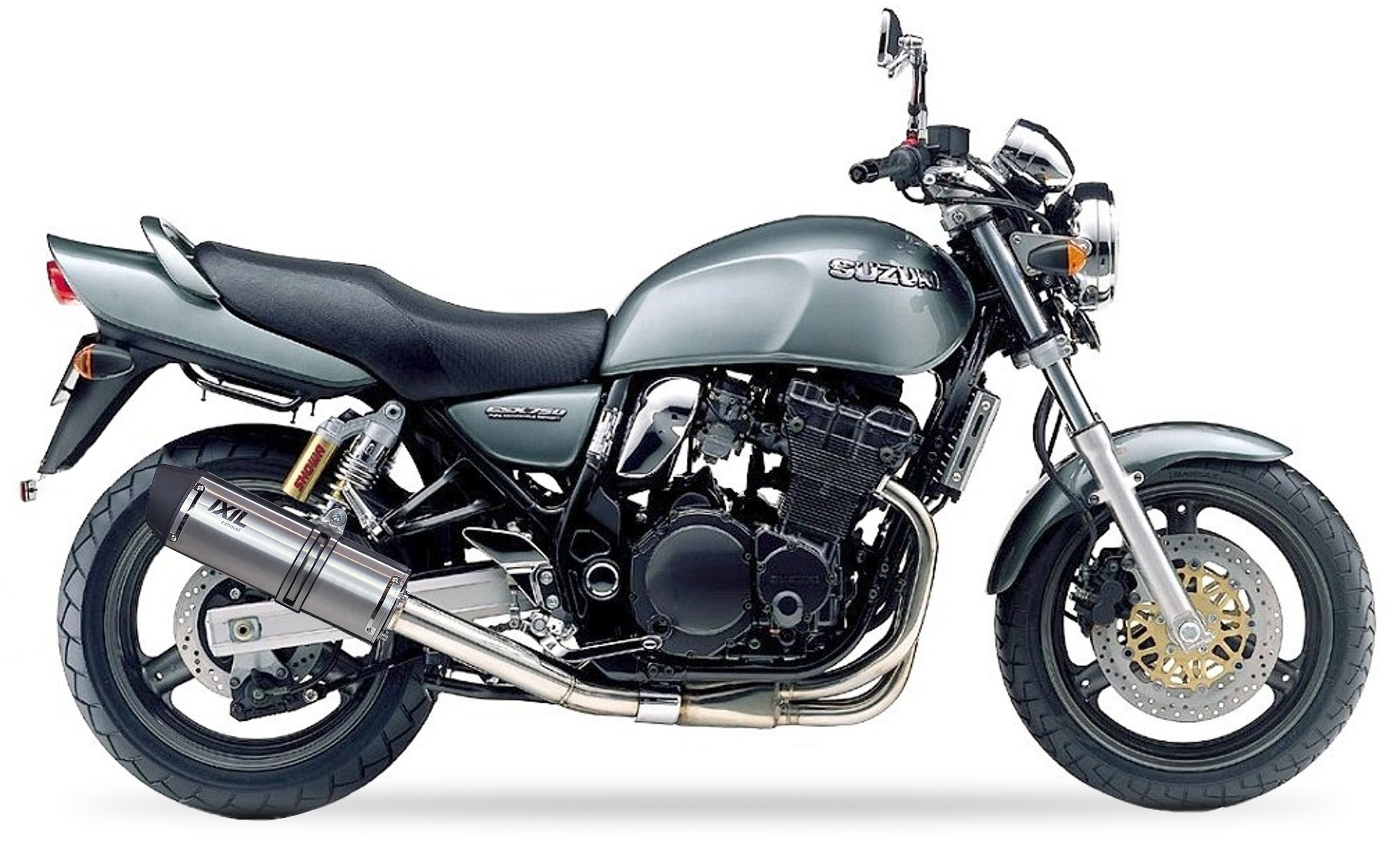 ESCAPE IXIL SLIP ON - HEXOVAL XTREM EVOLUTION - SUZUKI GSX 750 NAKED 97-03 (AE)