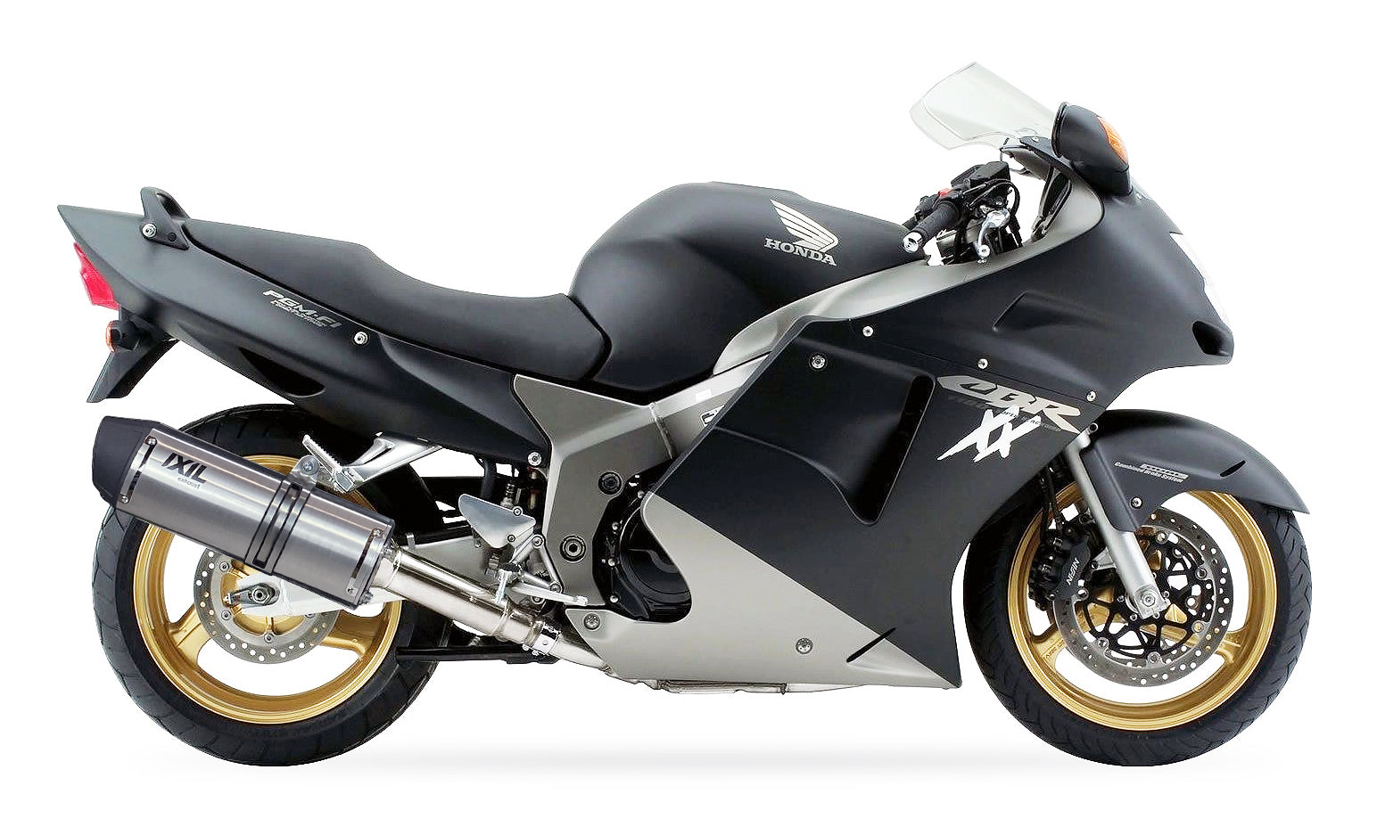 ESCAPE IXIL SLIP ON (LEFT MUFFLER) - HEXOVAL XTREM EVOLUTION - HONDA CBR 1100 XX (SC35 SC42*)