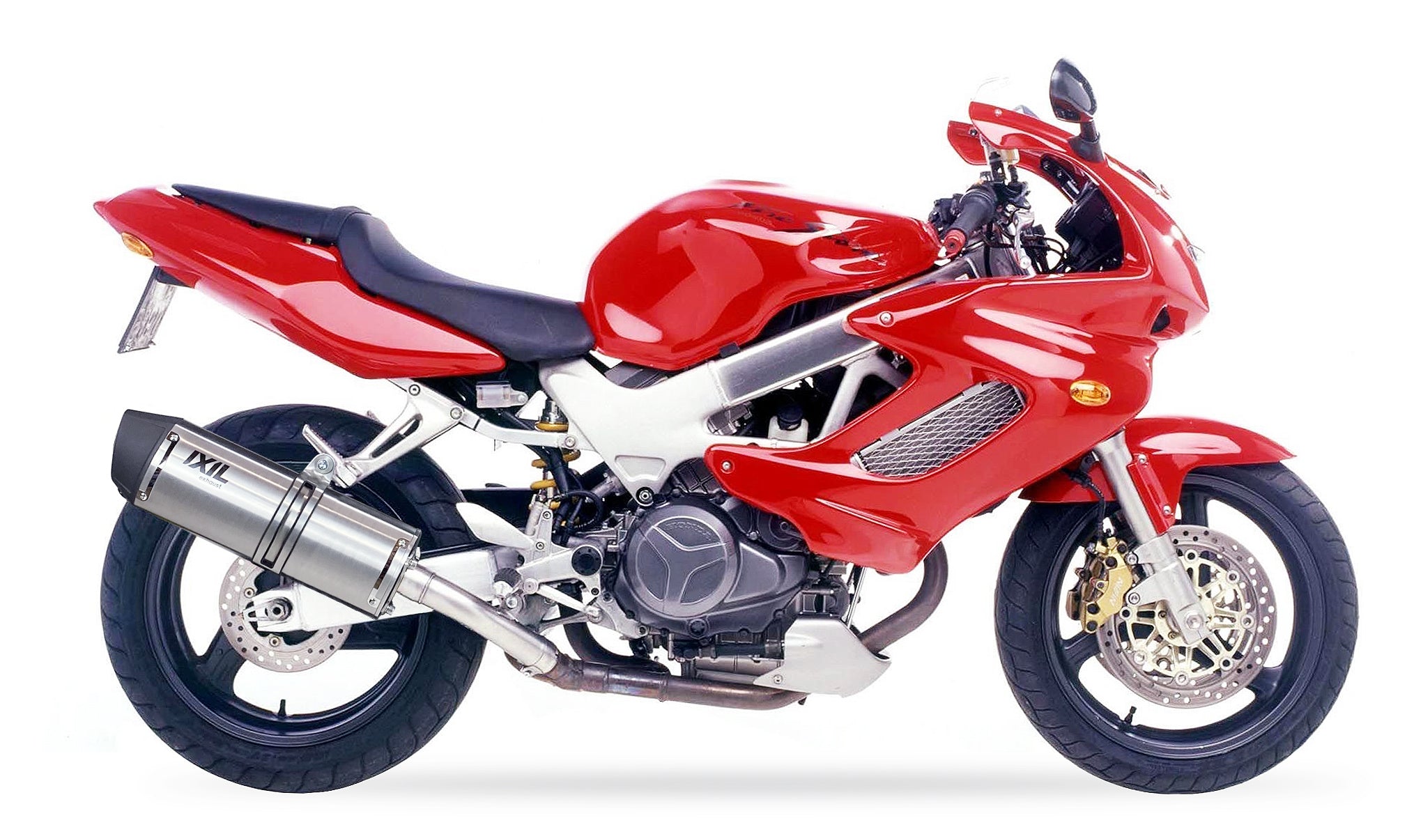 ESCAPE IXIL SLIP ON (LEFT MUFFLER) - HEXOVAL XTREM EVOLUTION - HONDA VTR 1000 F 97-05 (SC36)