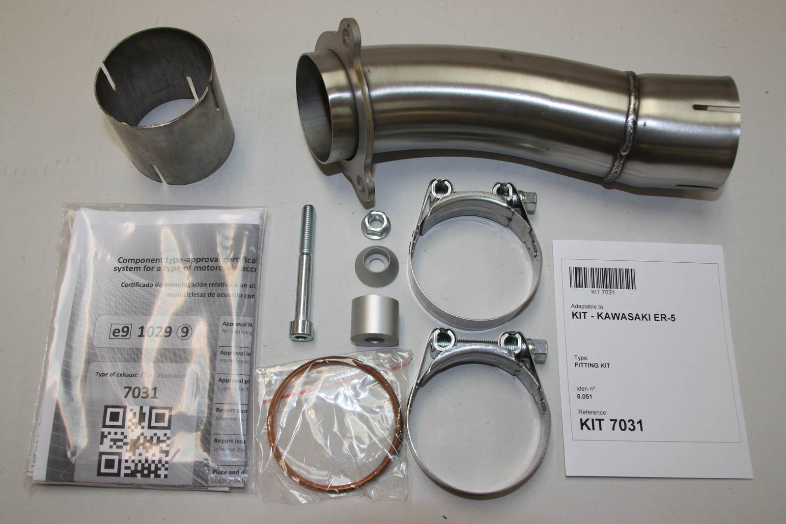 ESCAPE IXIL SLIP ON - HEXOVAL XTREM EVOLUTION - KAWASAKI ER-5 (ER500A)