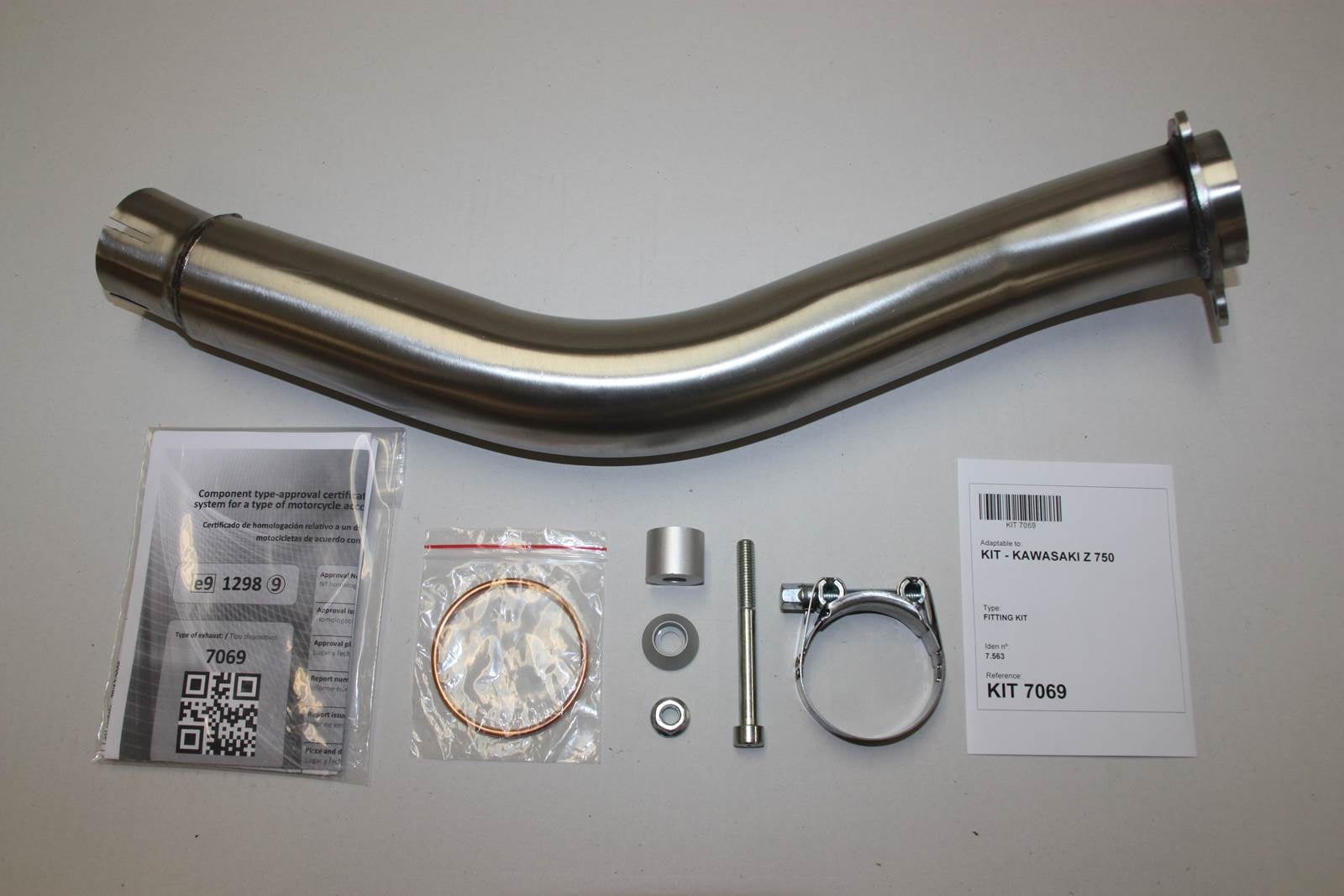 ESCAPE IXIL SLIP ON - HEXOVAL XTREM EVOLUTION - KAWASAKI Z 750 - S 04-06 (ZR750J ZR750K*)