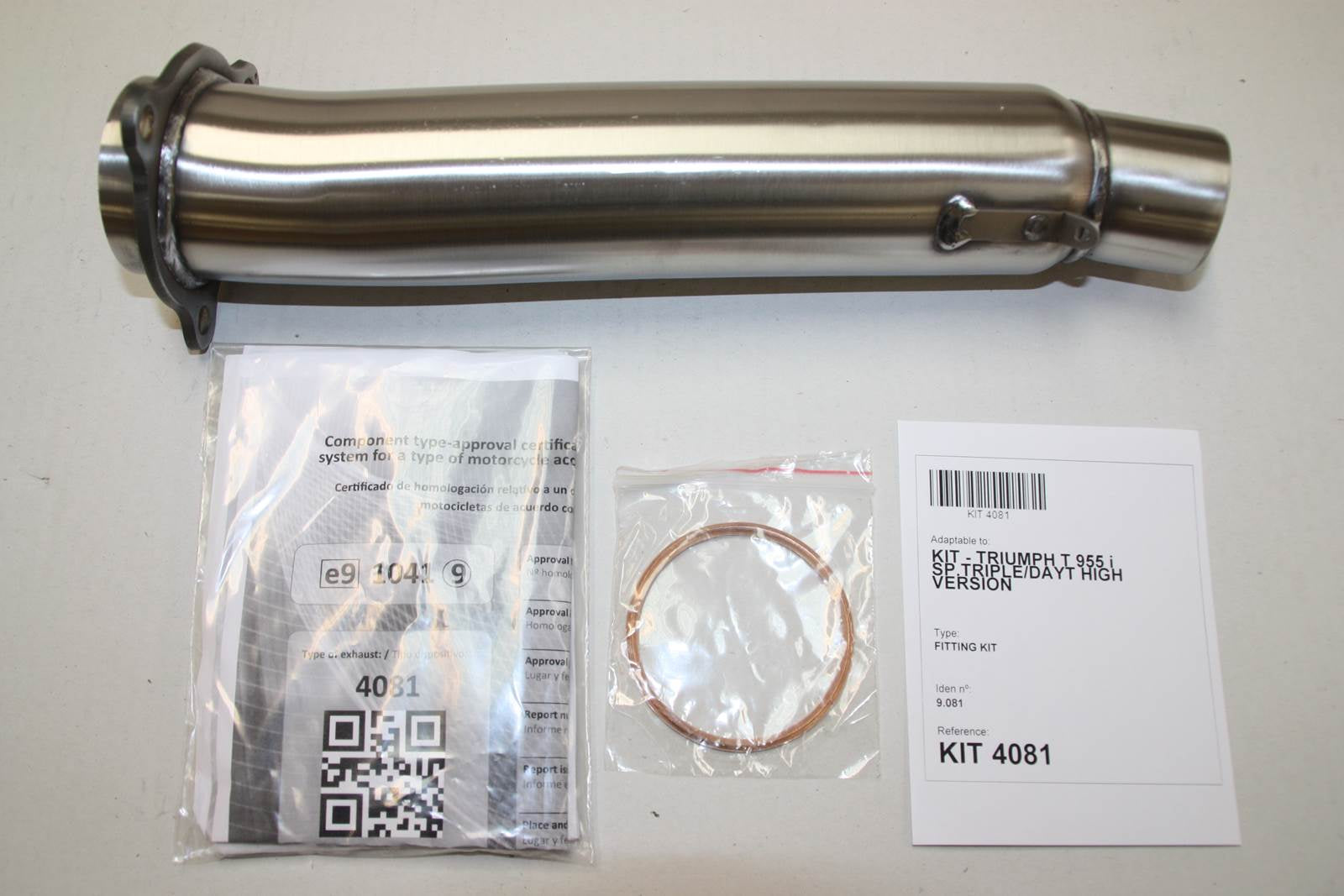 ESCAPE IXIL SLIP ON - HEXOVAL XTREM EVOLUTION - TRIUMPH T 955 i SPEED TRIPLE - DAYTONA 98-01 (TE)