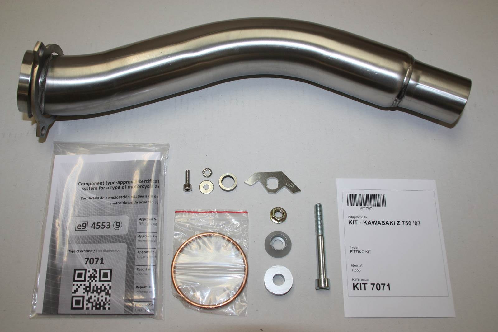 ESCAPE IXIL SLIP ON - HEXOVAL XTREM EVOLUTION - KAWASAKI Z 750 S - R 07-12 (ZR750L ZR750M)