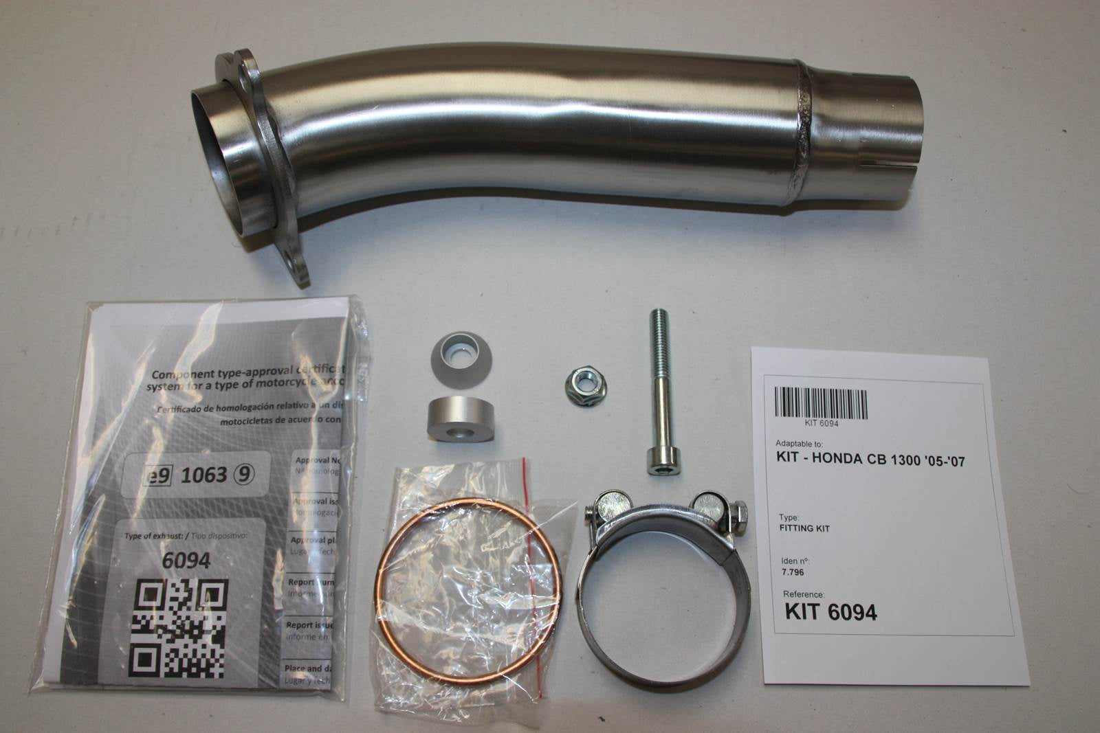 ESCAPE IXIL SLIP ON - HEXOVAL XTREM EVOLUTION - HONDA CB 1300 S - CB 1300 SF 03-14 (SC54)