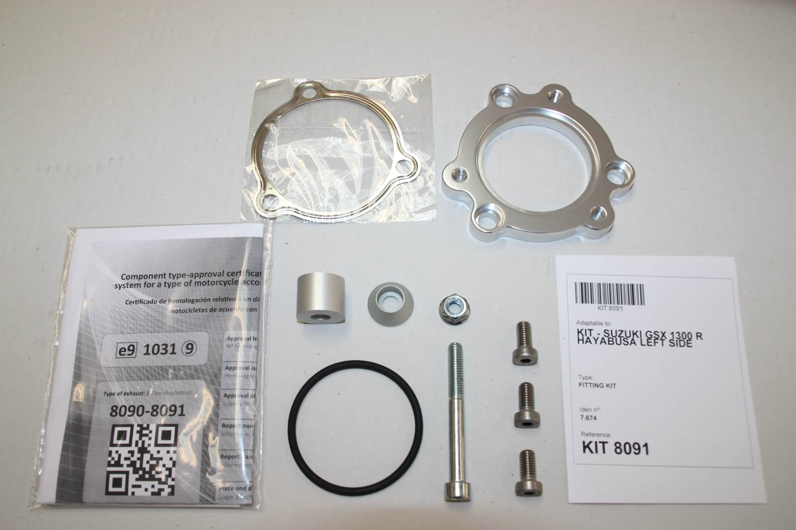 ESCAPE IXIL SLIP ON (LEFT MUFFLER) - HEXOVAL XTREM EVOLUTION - SUZUKI GSX 1300 R HAYABUSA 99-07 (WVA1)