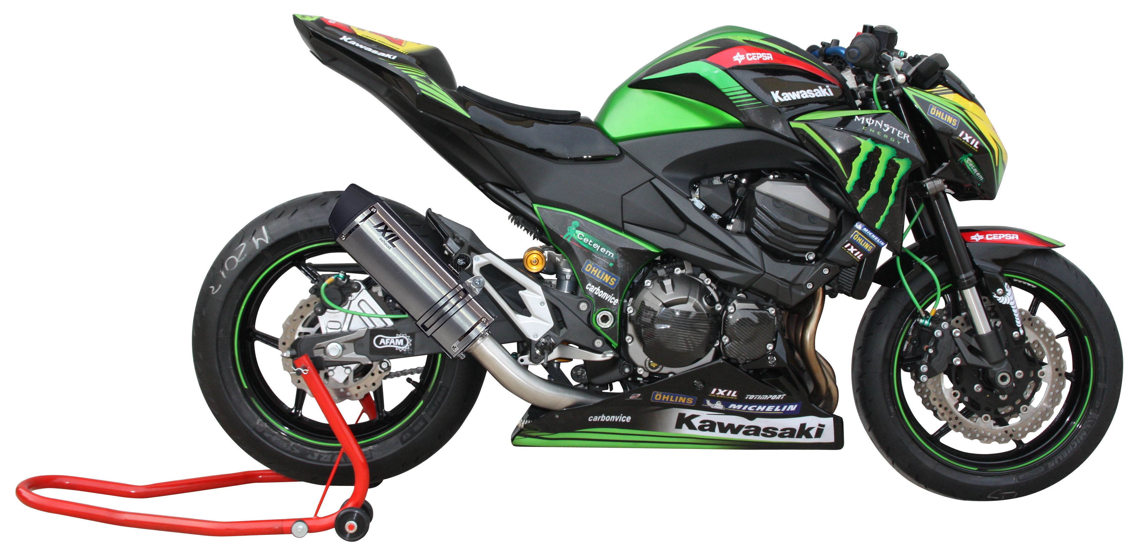 ESCAPE IXIL SLIP ON - HEXOVAL XTREM EVOLUTION - KAWASAKI Z 800 13-16 (ZR800A ZR800B)