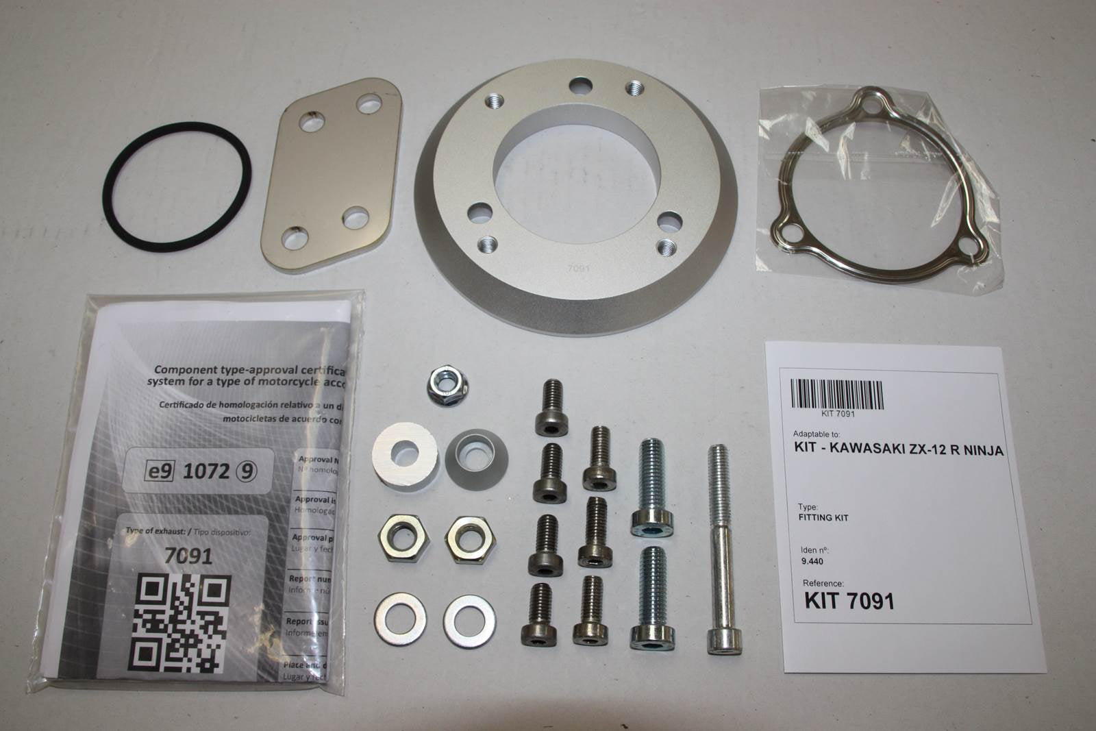 ESCAPE IXIL BOLT ON - HEXOVAL XTREM EVOLUTION - KAWASAKI ZX-12R NINJA (ZXT20A)