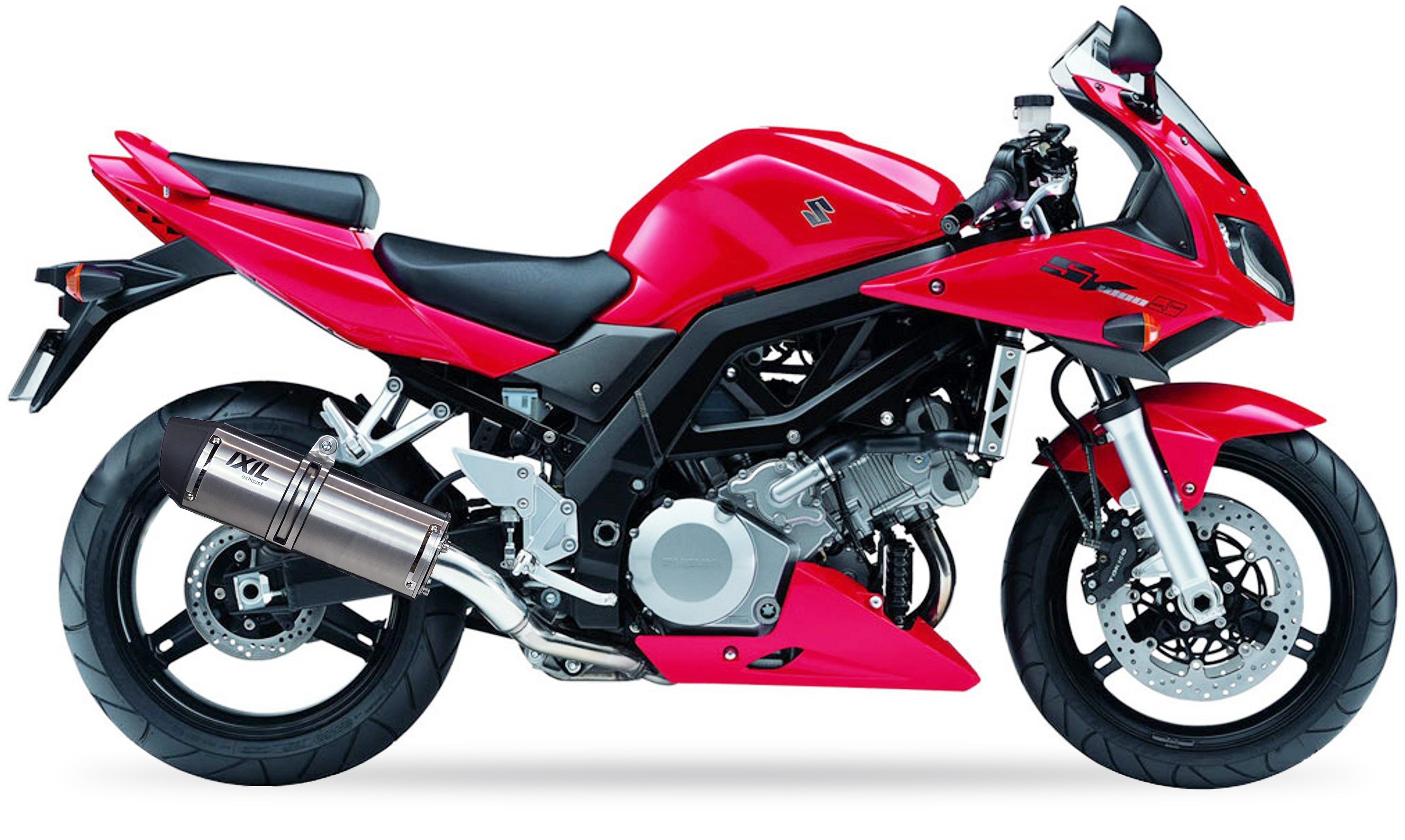 ESCAPE IXIL SLIP ON (RIGHT MUFFLER) - HEXOVAL XTREM EVOLUTION - SUZUKI SV1000S - SV1000N 03-05 (BX)
