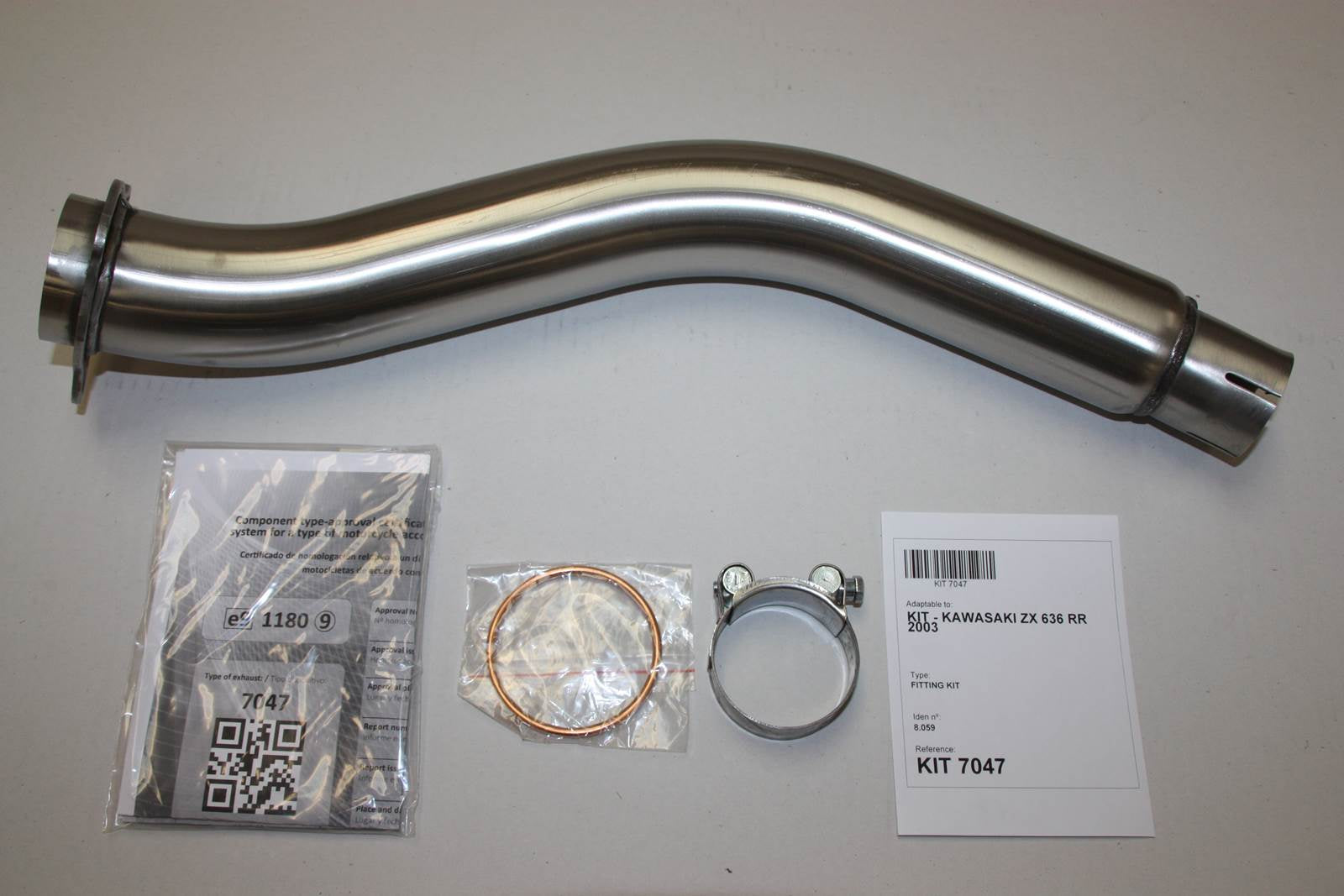 ESCAPE IXIL SLIP ON - HEXOVAL XTREM EVOLUTION - KAWASAKI ZX 636 R - RR 03-04 (ZX636B)