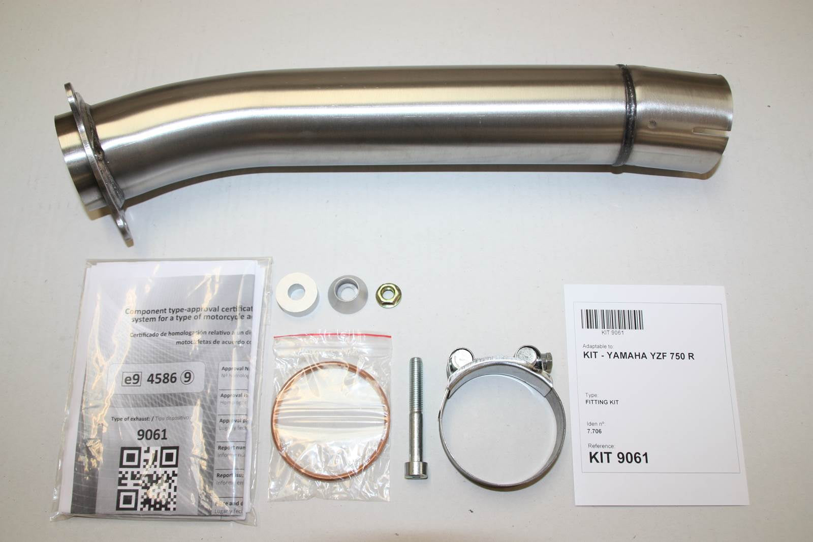 ESCAPE IXIL SLIP ON - HEXOVAL XTREM EVOLUTION - YAMAHA YZF 750 R (4HDS)