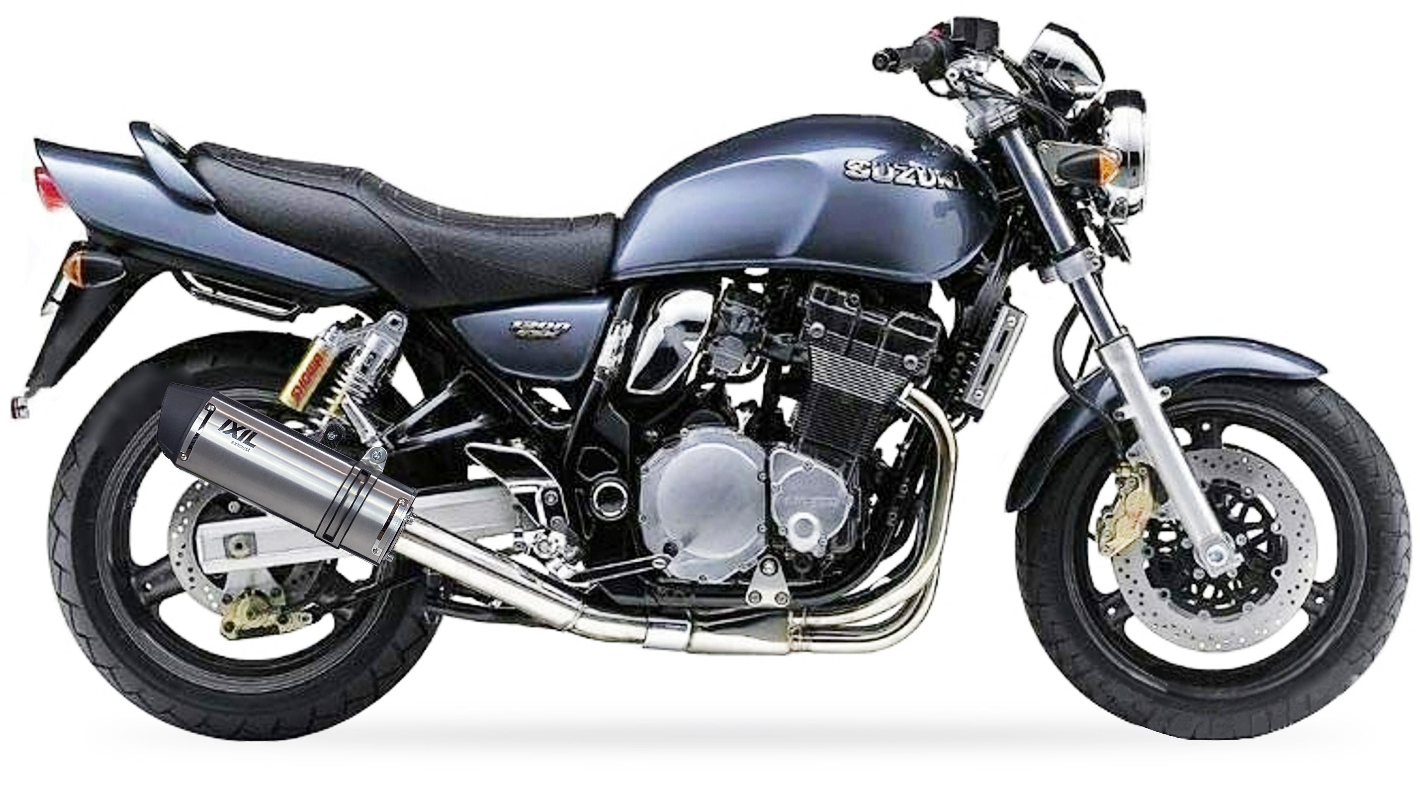 ESCAPE IXIL SLIP ON - HEXOVAL XTREM EVOLUTION - SUZUKI GSX 1200 INAZUMA 99-03 (A3)