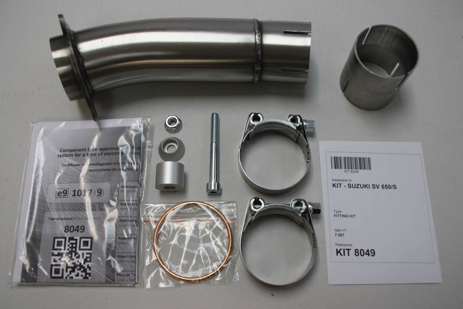 ESCAPE IXIL SLIP ON - HEXOVAL XTREM EVOLUTION - SUZUKI SV 650 - S 99-03 (AV) (AY*)