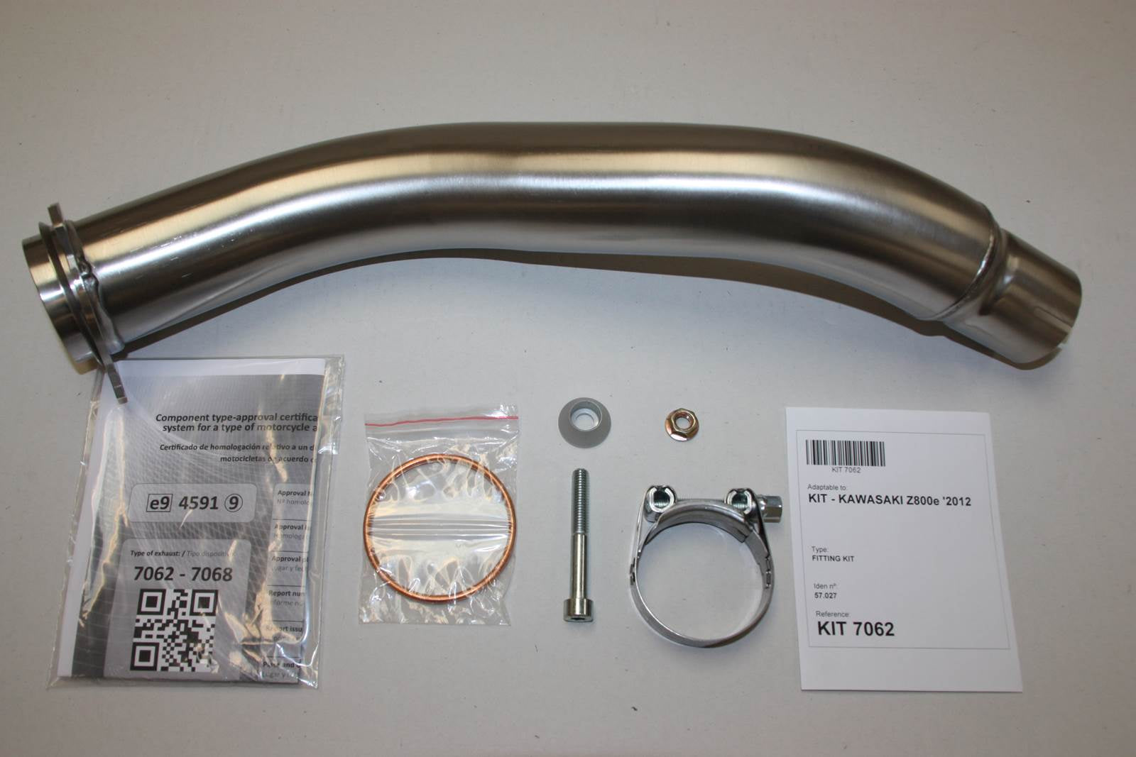 ESCAPE IXIL SLIP ON - HEXOVAL XTREM EVOLUTION - KAWASAKI Z 800 e 13-16 (ZR800C ZR800D)