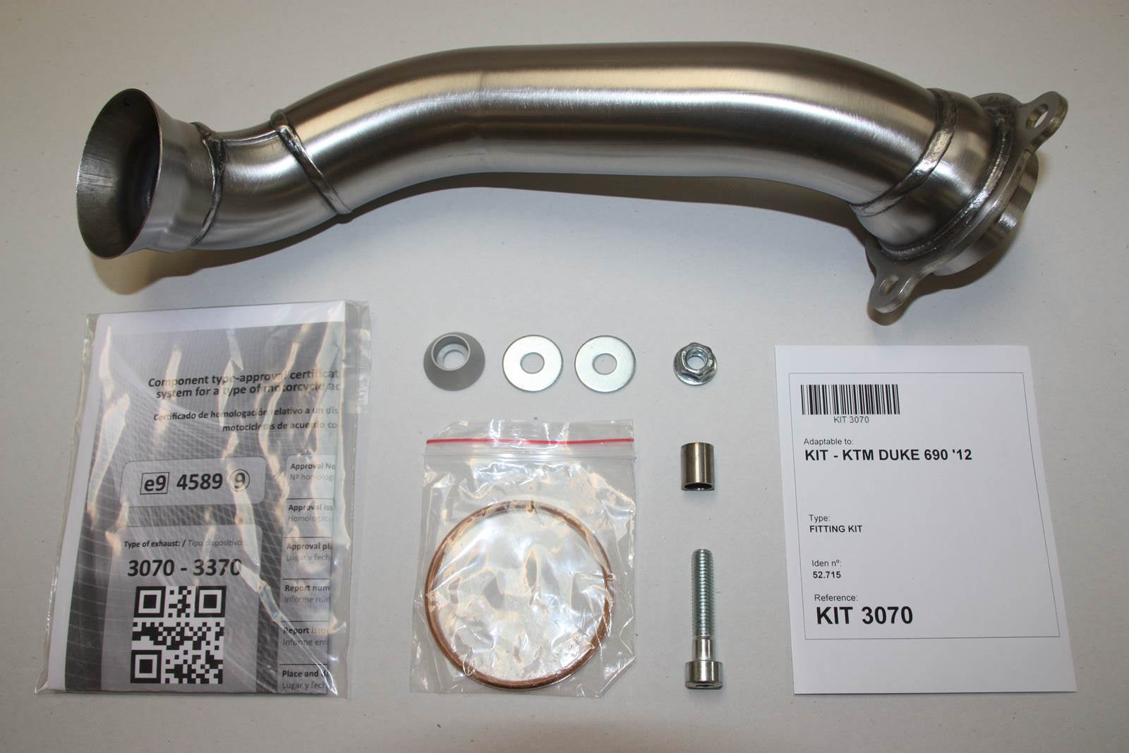 ESCAPE IXIL SLIP ON - HEXOVAL XTREM EVOLUTION - KTM DUKE 690 (KMT690) 12-16 (KTM 690 DUKE)