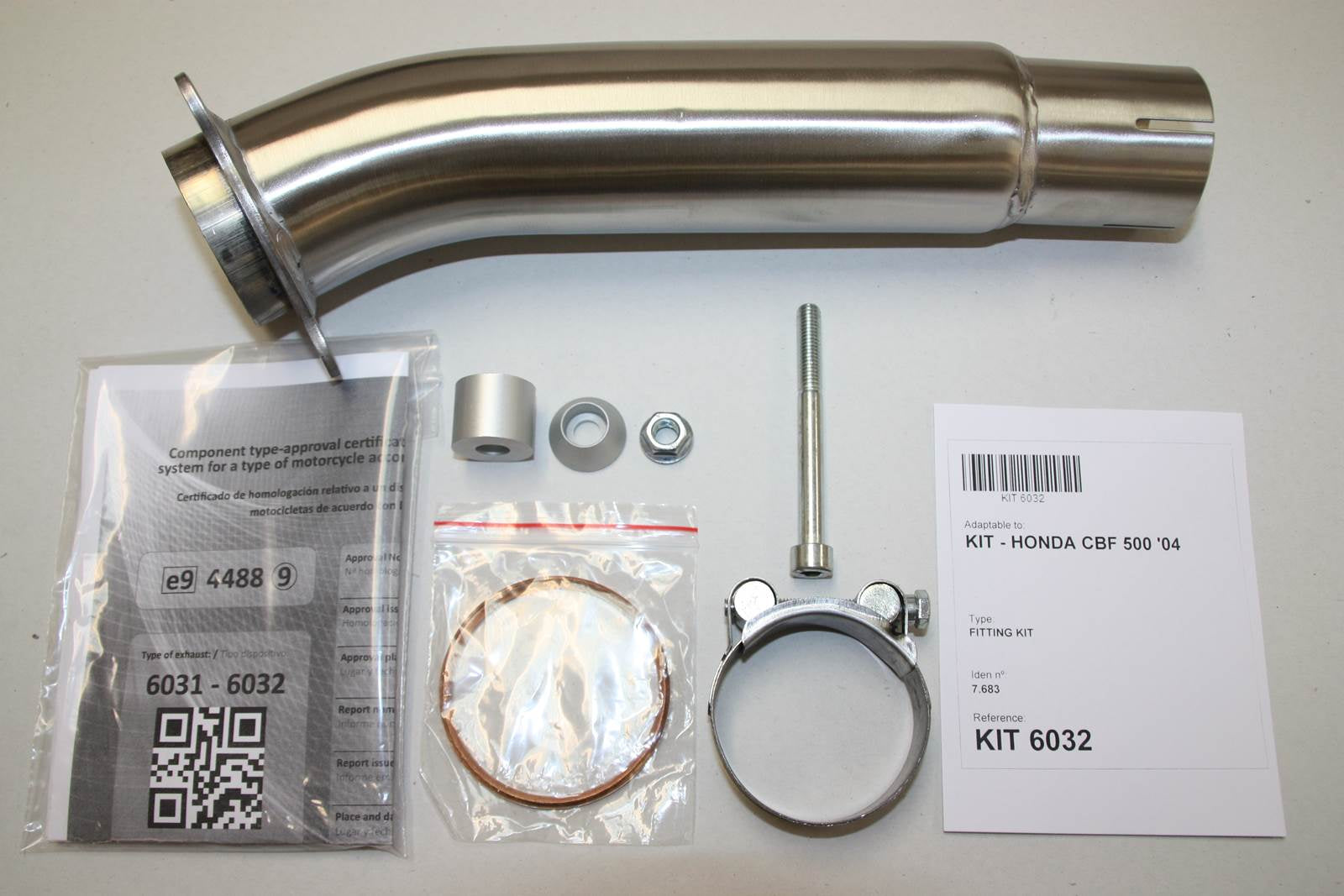 ESCAPE IXIL SLIP ON - HEXOVAL XTREM EVOLUTION - HONDA CBF 500 04-11 (PC39)