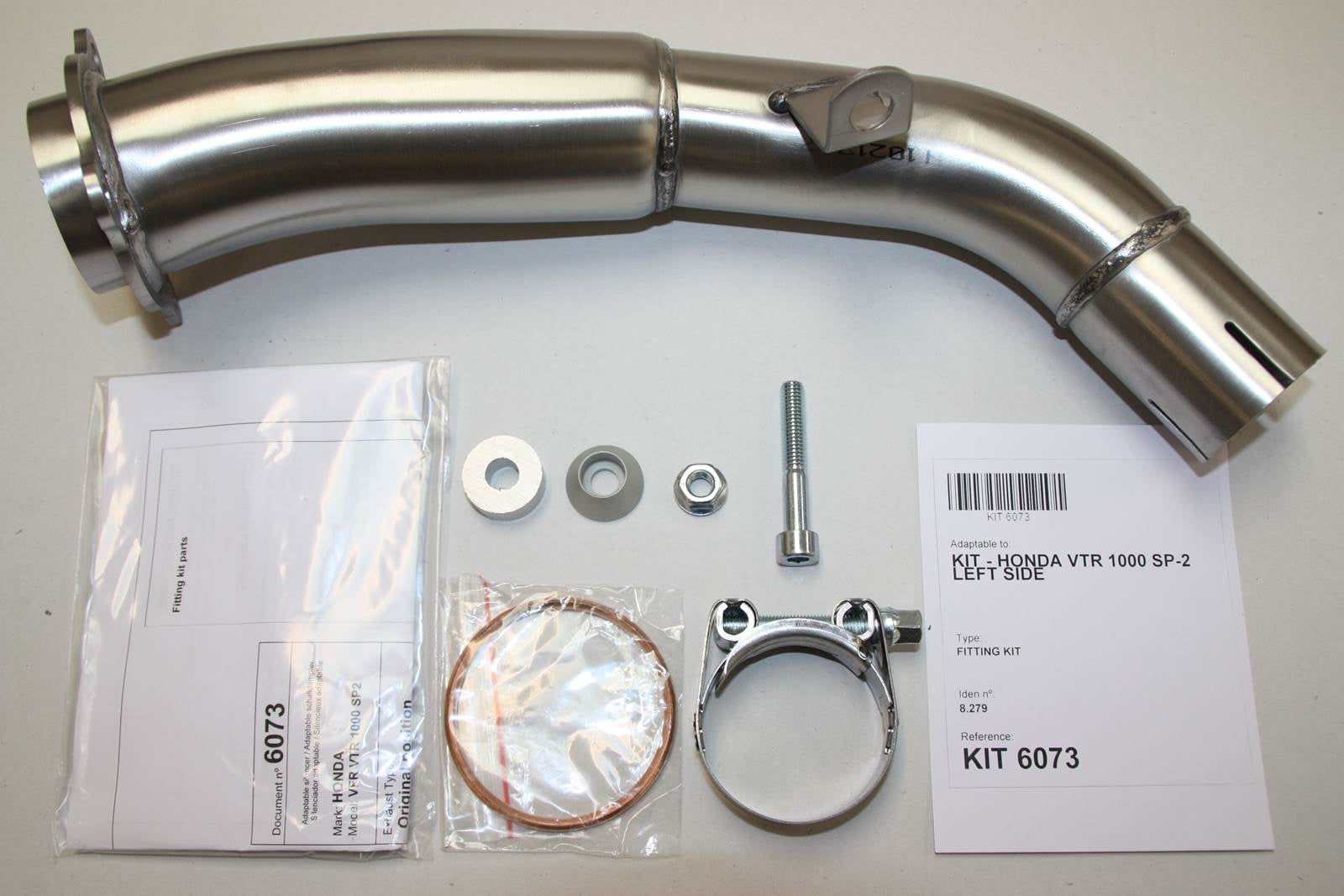 ESCAPE IXIL SLIP ON (LEFT MUFFLER) - HEXOVAL XTREM EVOLUTION - HONDA VTR 1000 SP2 (SC45)