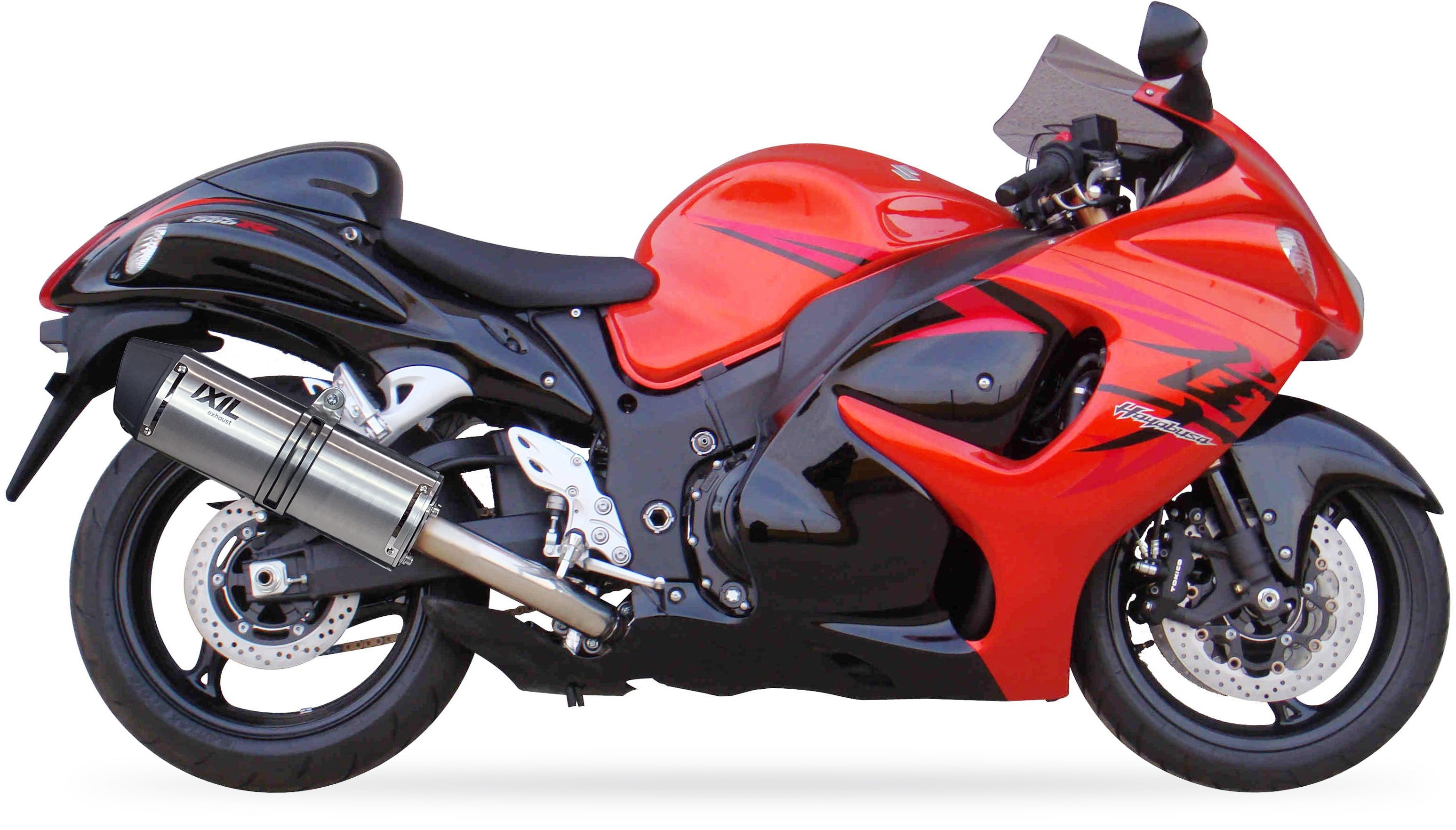 ESCAPE IXIL SLIP ON (RIGHT MUFFLER) - HEXOVAL XTREM EVOLUTION - SUZUKI GSX 1300 R HAYABUSA 08-16 (WVCK)